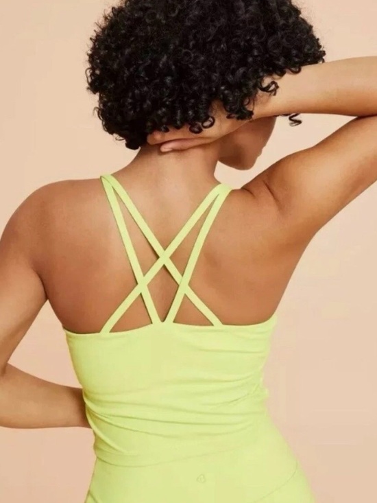 Blogilates Tops - Blogilates Strappy Tank Limeade, Size XS, NWT